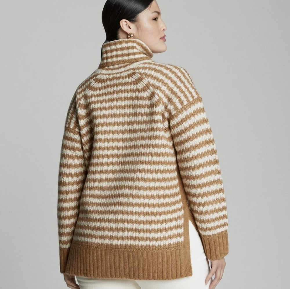🆕 EVERLANE The Cloud Oversized Merino Wool/Alpaca Turtleneck - Picture 6 of 16